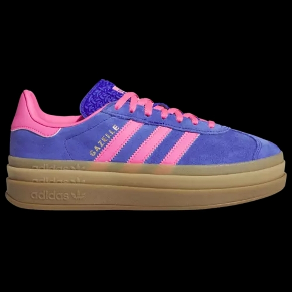 NWT Adidas Gazelle Bold Lucid Blue/Pink